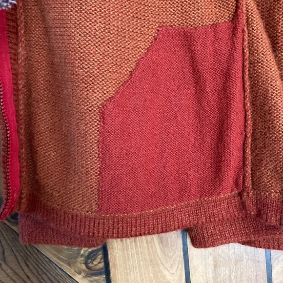 100% Alpaca ALPACA CONNECTION Zip Pocket Cardigan Sweater Jacket - Picture 6 of 12